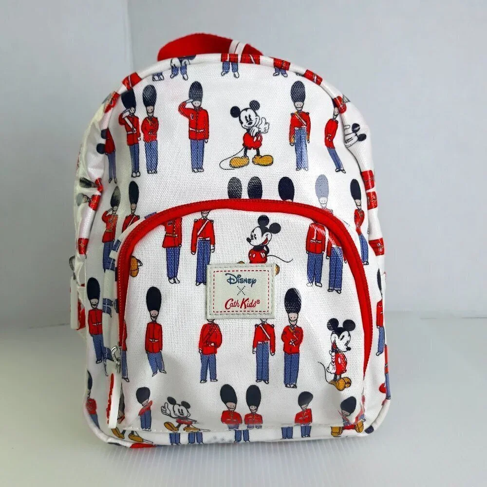 NWT Disney x Cath Kidston Mickey & Queen's Guards Mini Backpack